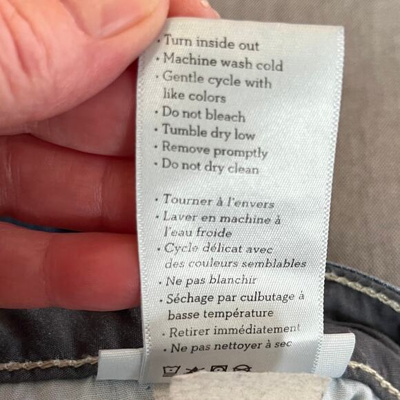 Paige Low Rise Distressed Jimmy Jimmy Skinny Ankle Medium Wash Blue Jeans 27 USA - Picture 11 of 13